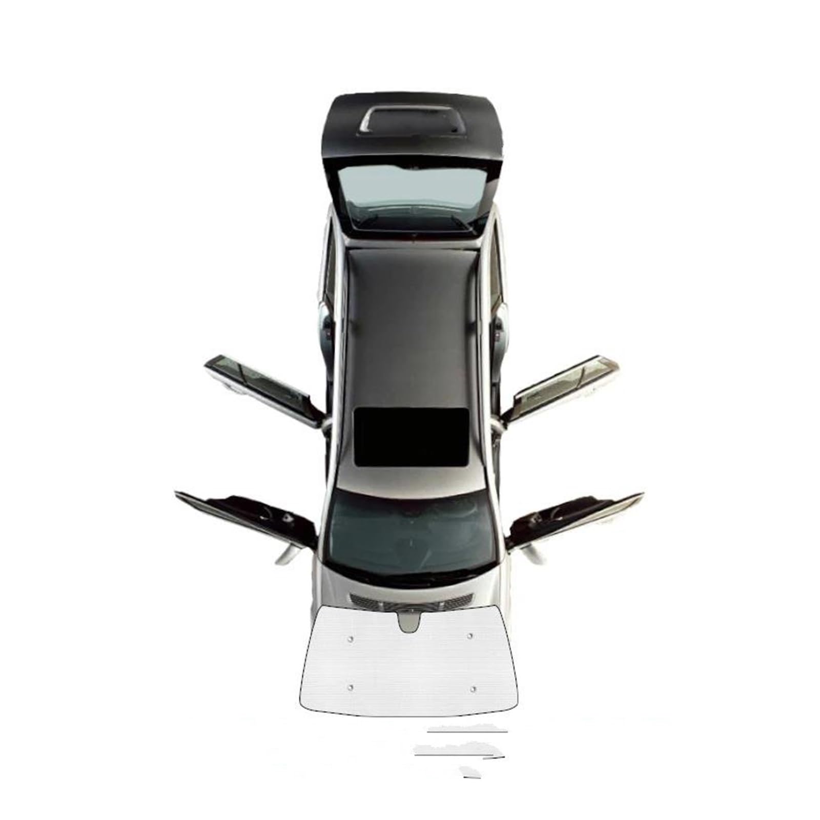 Sonnenblende Auto Für VW Für Touareg Für 7P 2010 2011 2012 2013 2014 2015 2016 2017 2018 Volle Abdeckungen Sonnenschutz Auto Windschutzscheiben Auto Visier Fenster Sonnenschutz(Front Windshield) von AJQBRMB
