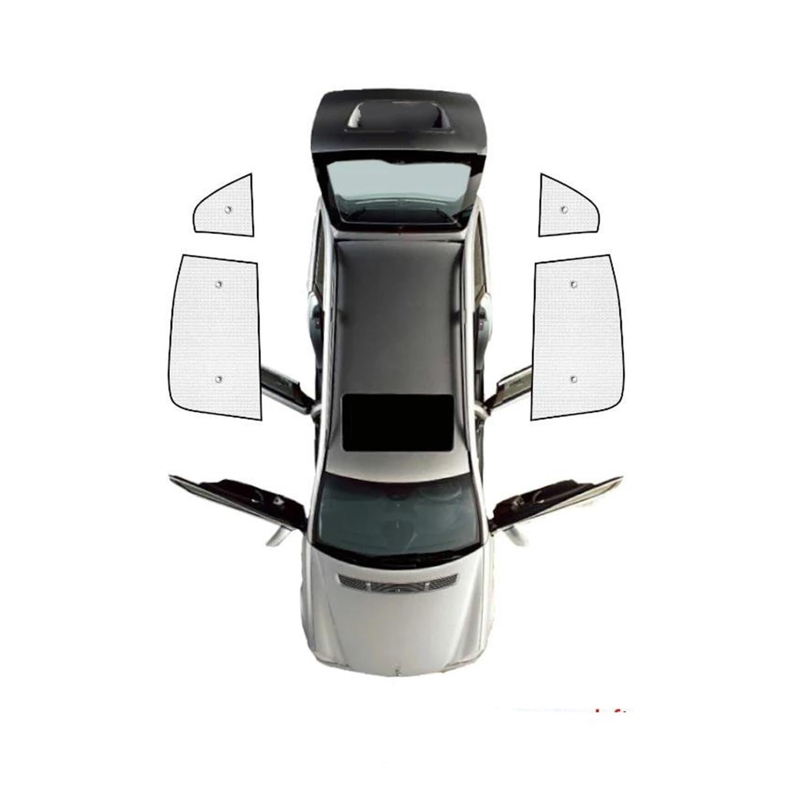 Sonnenblende Auto Für VW Für Touareg Für 7P 2010 2011 2012 2013 2014 2015 2016 2017 2018 Volle Abdeckungen Sonnenschutz Auto Windschutzscheiben Auto Visier Fenster Sonnenschutz(Rear Windows) von AJQBRMB