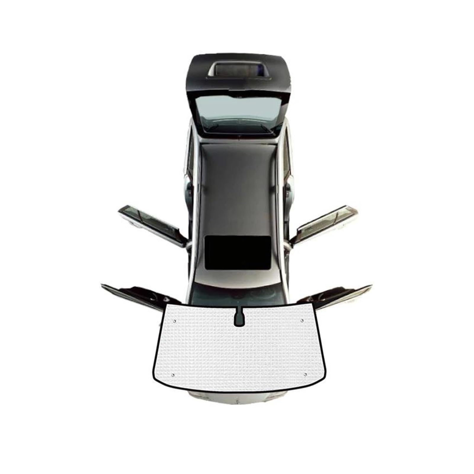 Sonnenblende Auto Für VW Für Transporter Für T6 Für LWB 2015-2023 Volle Fenster Sonnenschutz Auto Windschutzscheibe Sonnenschutz Visier Fenster Sonnenschutz(Front Windshield) von AJQBRMB