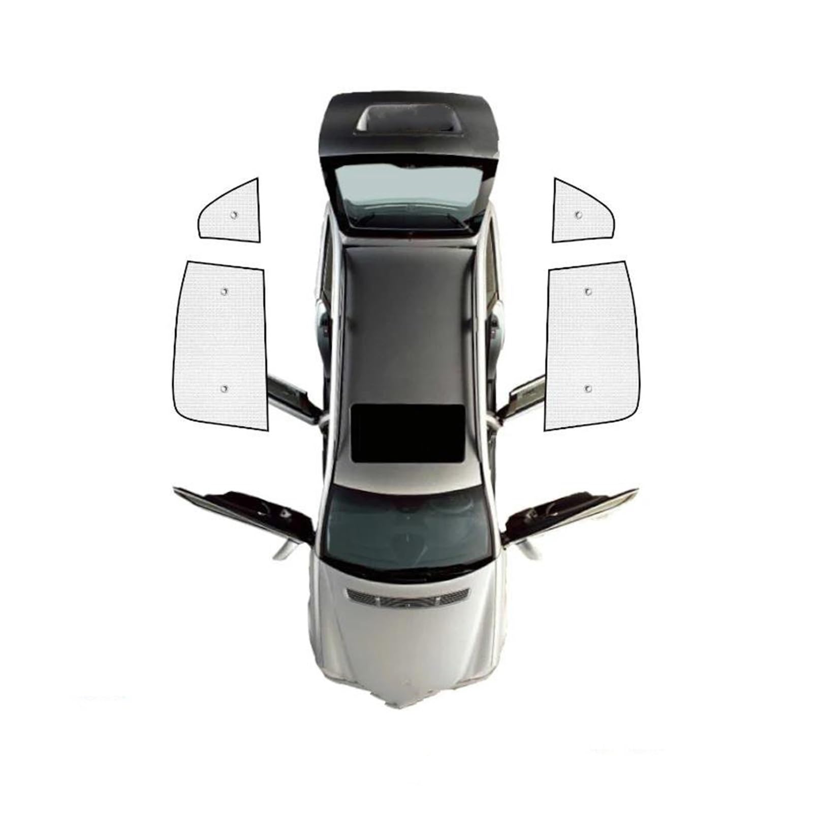 Sonnenblende Auto Für Volvo Für XC90 2003 2004 2005 2006-2014 Volle Abdeckung Sonnenschirme Auto Windschutzscheiben Visier Sonnenschutz Sonnenschutz Sonnenschirm Fenster Sonnenschutz(Rear Windows) von AJQBRMB