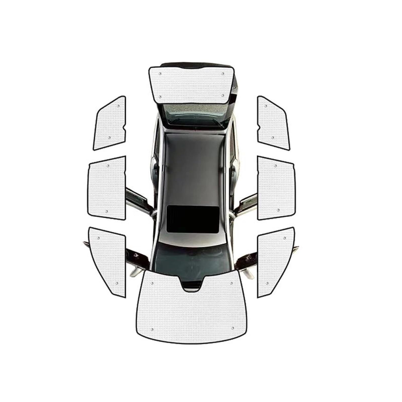 Sonnenblende Auto Für Volvo Für XC90 2016 2017 2018 2019 2020 2021 2022 2023 Auto Volle Sonnenblenden Deckt Windows Sonnenschutz Sonnenschutz Visiere Fenster Sonnenschutz(All Sunshades) von AJQBRMB