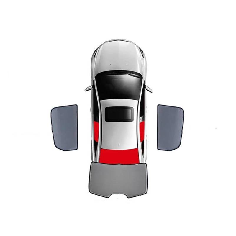 Sonnenblende Auto Magnetische Auto Sonnenschutz Schild Frontscheibe Hinten Seite Fenster Sonnenschutz Visier Für Accord Für Euro Für CL 2002-2008 Fenster Sonnenschutz(3 Rear Train) von AJQBRMB