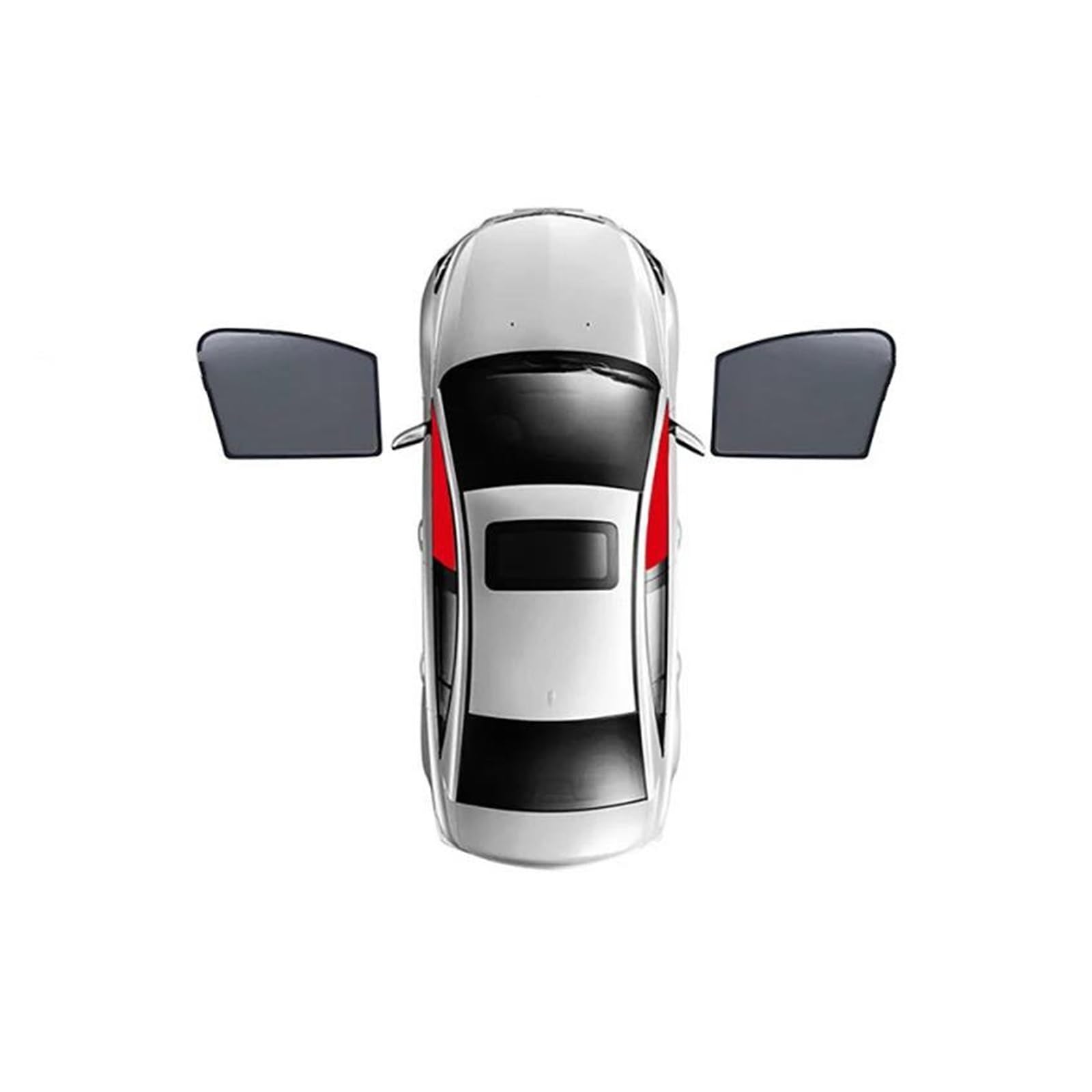 Sonnenblende Auto Magnetische Auto Sonnenschutz Schild Frontscheibe Hinten Seite Fenster Sonnenschutz Visier Vorhang Für VW Für Sharan Für 7N 2010-2022 Fenster Sonnenschutz(2 Front) von AJQBRMB