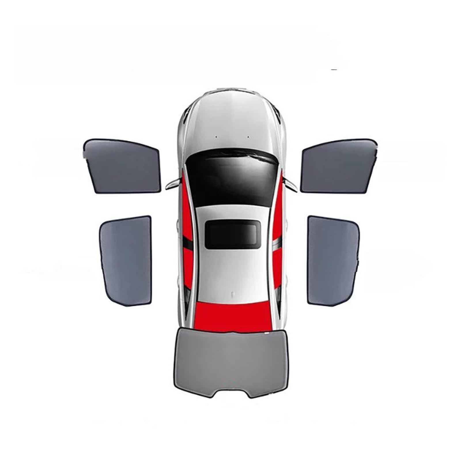 Sonnenblende Auto Magnetische Auto Sonnenschutz Schild Vorne Hinten Windschutzscheibe Seite Fenster Sonnenschutz Visier Vorhang Für Kadjar 2015 2016 2017-2022 Fenster Sonnenschutz(5 Front Rear Back) von AJQBRMB