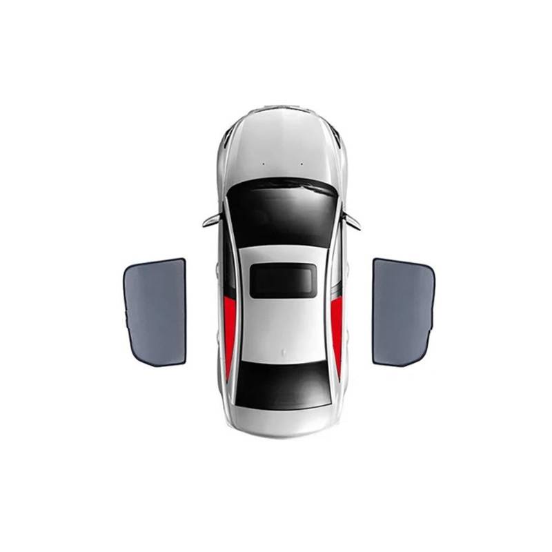 Sonnenblende Auto Magnetische Auto Sonnenschutz Schild Windschutzscheibe Hinten Seite Fenster Sonnenschutz Für Benz E Klasse Für W213 2016-2019 2020 2021 2022 2023 Fenster Sonnenschutz(Rear Side Windo von AJQBRMB