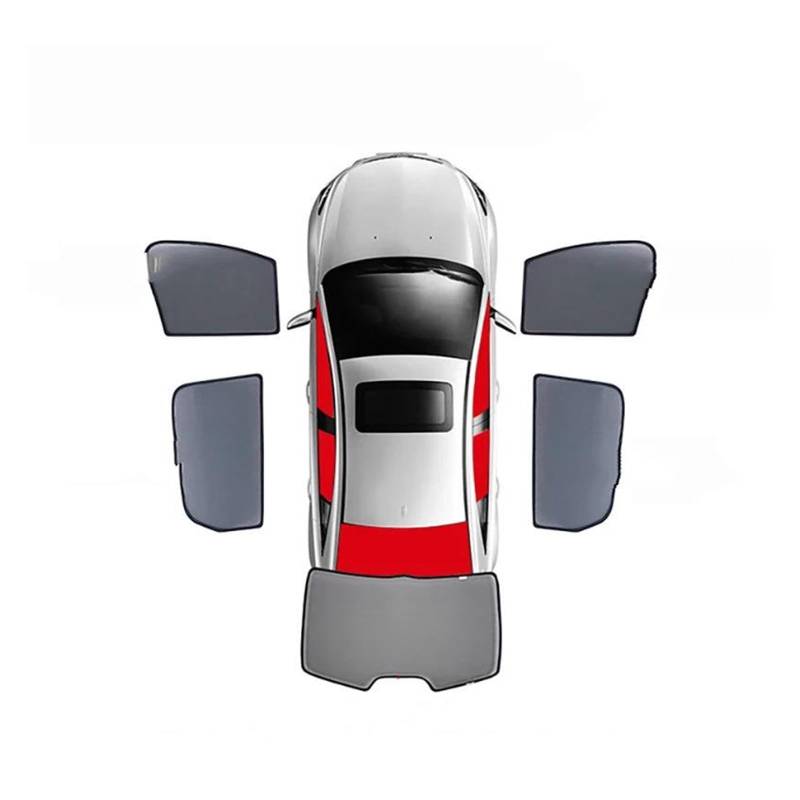 Sonnenblende Auto Magnetische Auto Sonnenschutz Schild Windschutzscheibe Hinten Seite Fenster Sonnenschutz Für Mazda 6 Für Limousine Für Atenza Für GJ 2013-2021 Fenster Sonnenschutz(5 Front Rear Back) von AJQBRMB