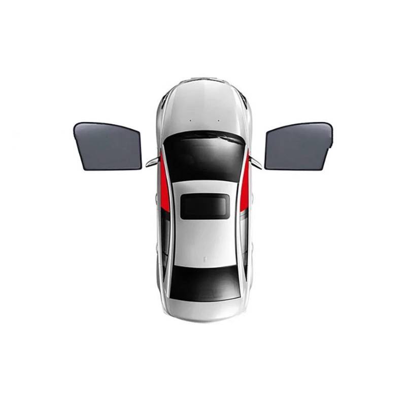 Sonnenblende Auto Magnetische Auto Sonnenschutz Schild Windschutzscheibe Hinten Seite Fenster Sonnenschutz Für VW Für Passat Für B6 Für Limousine 2005-2011 Fenster Sonnenschutz(2Front) von AJQBRMB