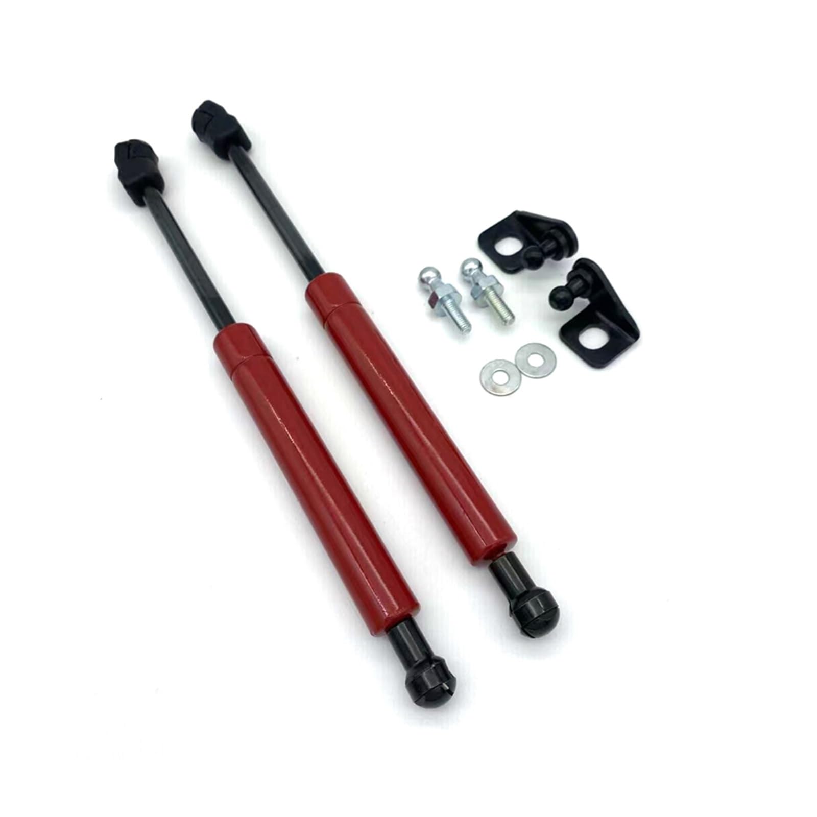 Stoßdämpfer HebestüTzen 2PCS Für Suzuki Für Jimny Für JB64 Für JB74 2019 + Front Hood Heben Unterstützung Gas Frühling Strut Stoßdämpfer Dämpfer Stange Motorhauben Gasfeder(Rot) von AJQBRMB
