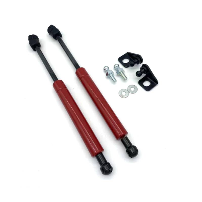 Stoßdämpfer HebestüTzen 2PCS Für Suzuki Für Jimny Für JB64 Für JB74 2019 + Front Hood Heben Unterstützung Gas Frühling Strut Stoßdämpfer Dämpfer Stange Motorhauben Gasfeder(Rot) von AJQBRMB