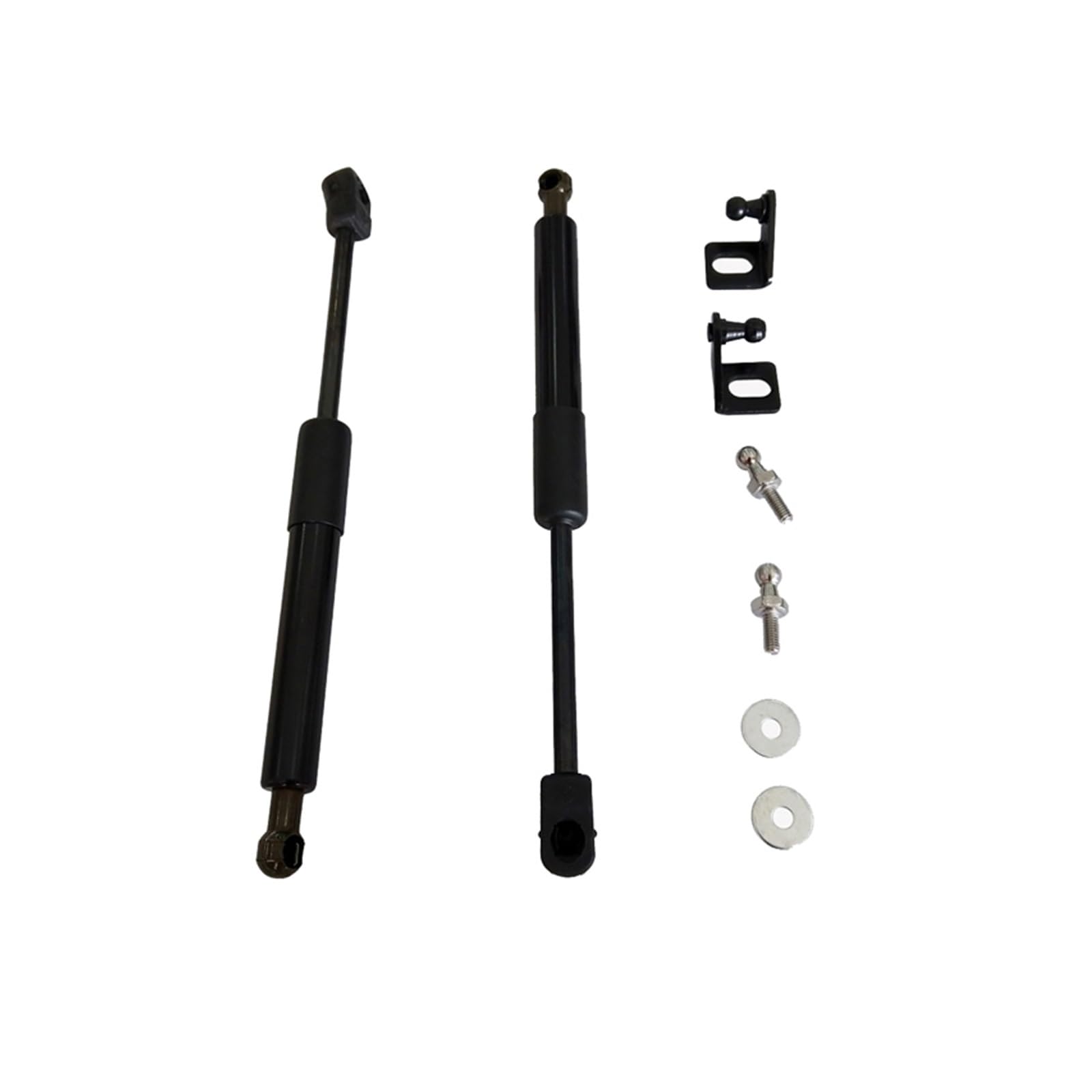 Stoßdämpfer HebestüTzen 2PCS Für Suzuki Für Jimny Für JB64 Für JB74 2019 + Front Hood Heben Unterstützung Gas Frühling Strut Stoßdämpfer Dämpfer Stange Motorhauben Gasfeder(Schwarz) von AJQBRMB