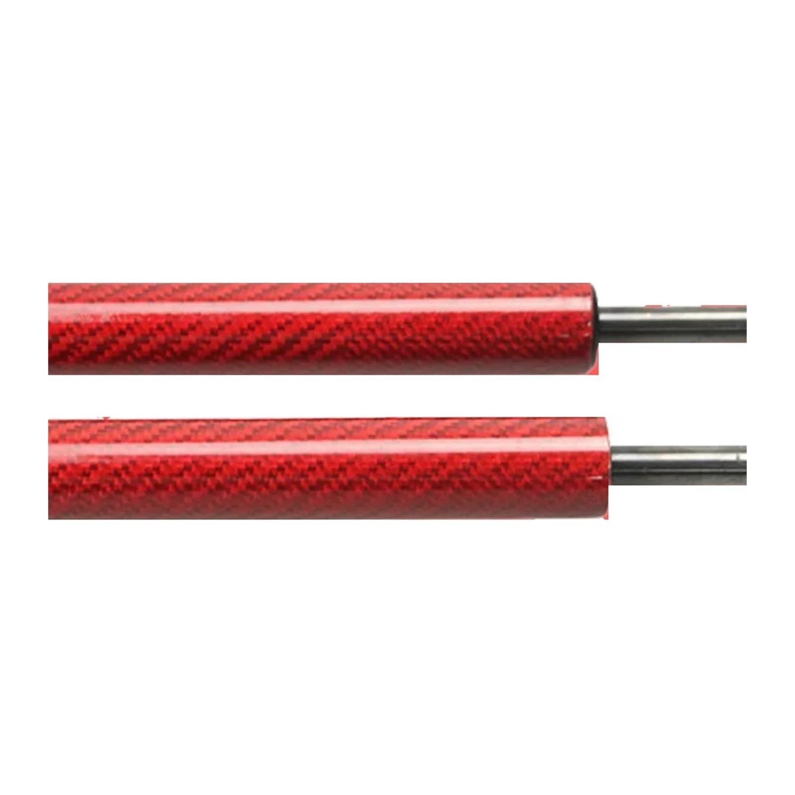 Stoßdämpfer HebestüTzen Für VW Für Golf Für Mk2 1983-1990 1991 1992 Nur Für Fließheck Lift Unterstützung Vorderen Motorhaube Ändern Gas Quellen Stoßdämpfer Motorhauben Gasfeder(Red Carbon Fiber) von AJQBRMB