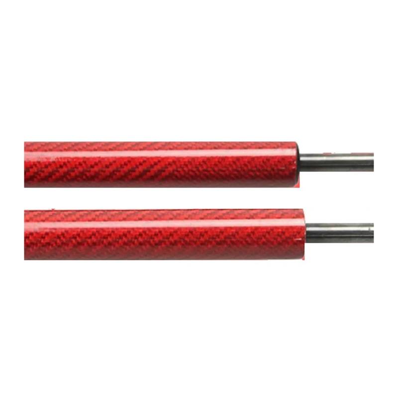 Stoßdämpfer HebestüTzen Für VW Für Golf Für Mk2 1983-1990 1991 1992 Nur Für Fließheck Lift Unterstützung Vorderen Motorhaube Ändern Gas Quellen Stoßdämpfer Motorhauben Gasfeder(Red Carbon Fiber) von AJQBRMB
