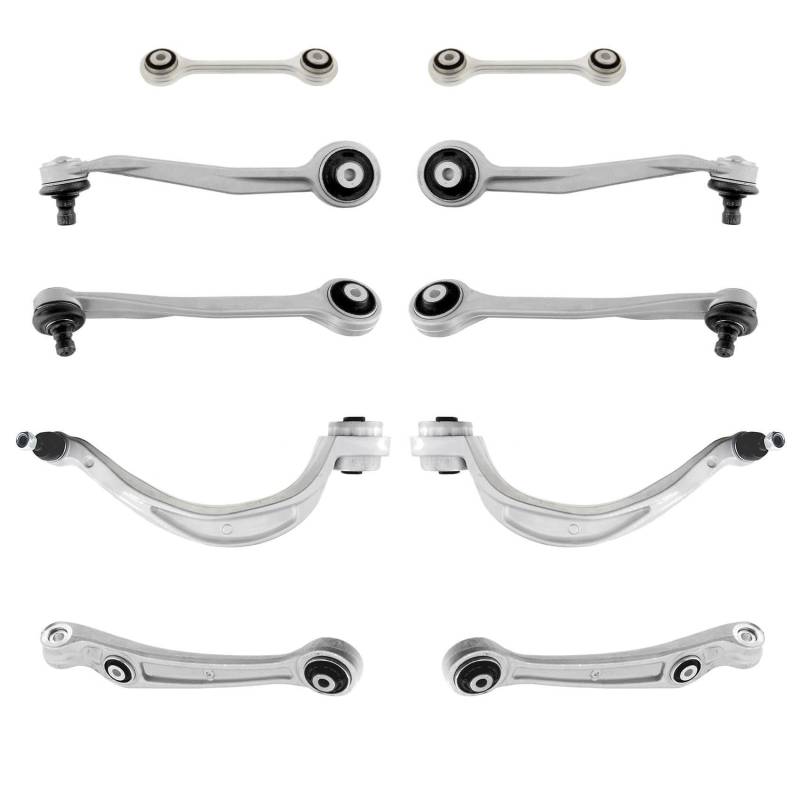 10 Teile Querlenker Satz Vorderachse links rechts für A6 C7 (4G2, 4GC) Avant (4G5, 4GD) bis 08/2011 von AJS Parts