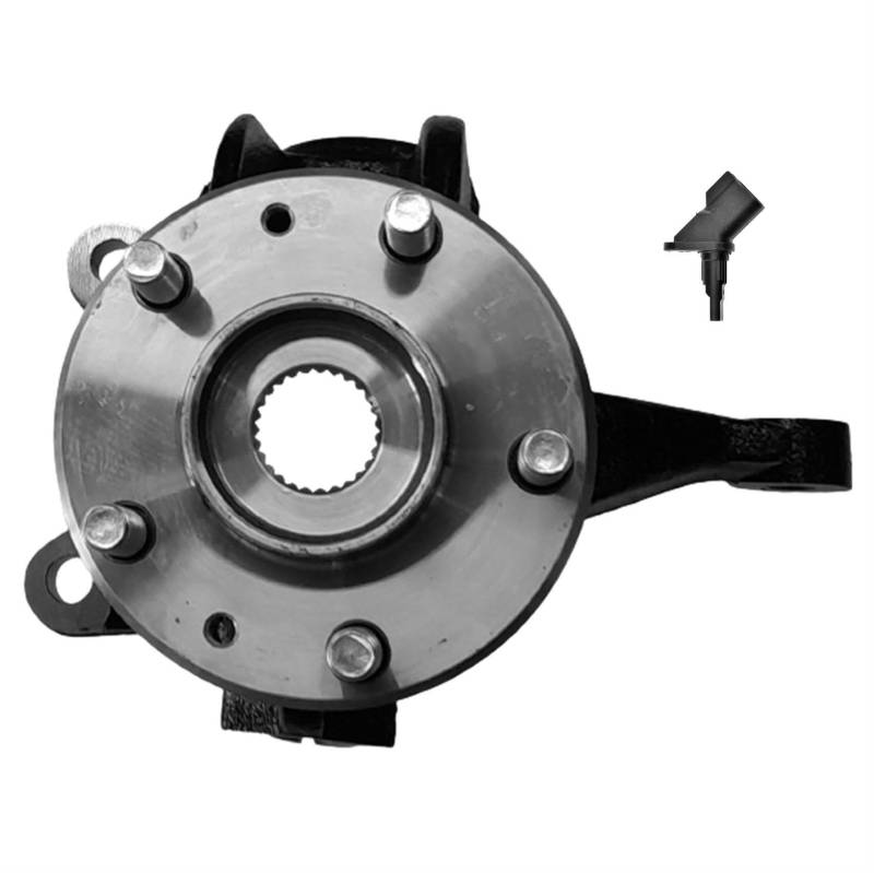 1x Achsschenkel 1x Radlager 1x Radnabe 1x ABS Sensor Vorderachse rechts von AJS Parts