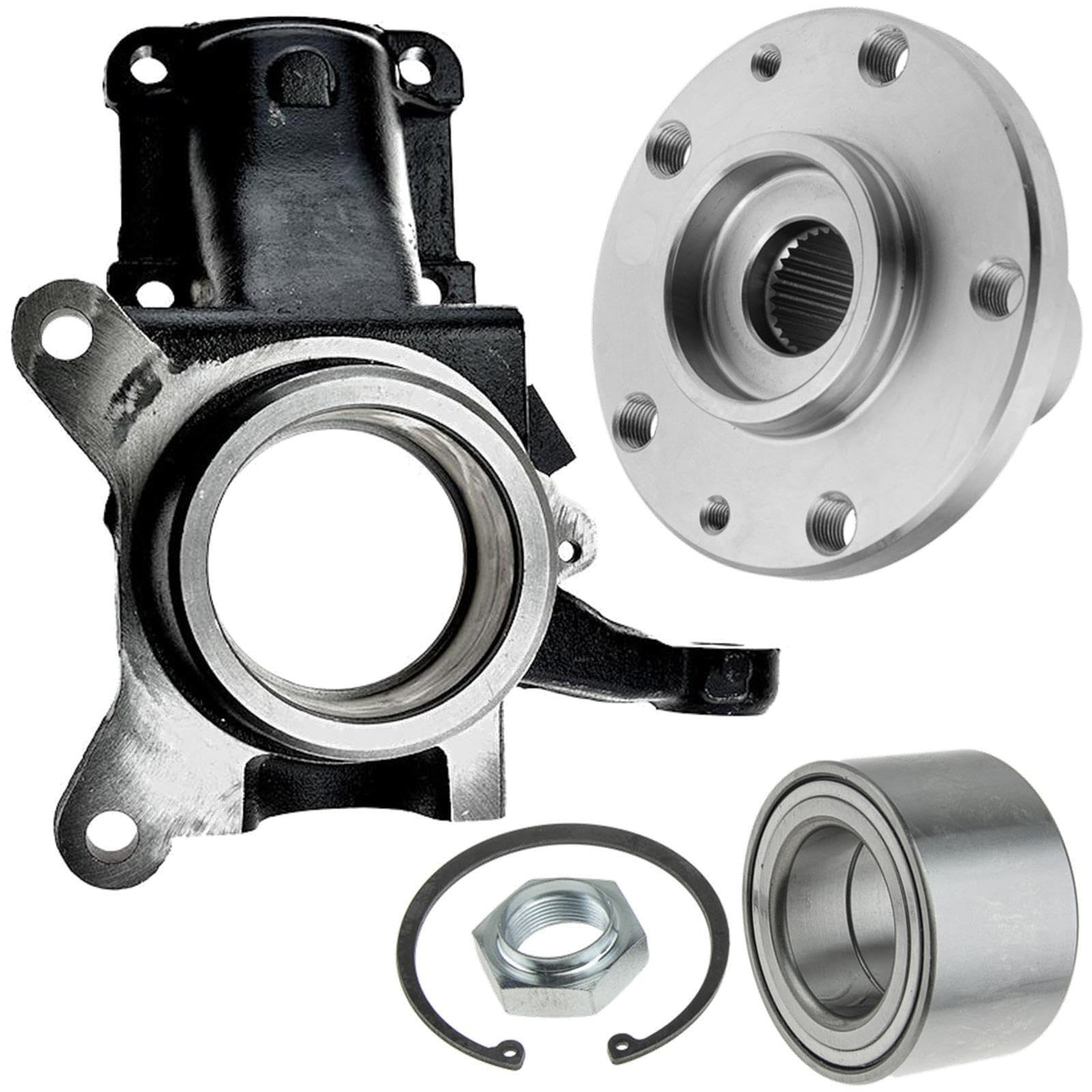 1x Achsschenkel 1x Radlager1x Radnabe Vorderachse links 1x Achsschenkel 1x Radlager1x Radnabe Vorderachse links von AJS Parts