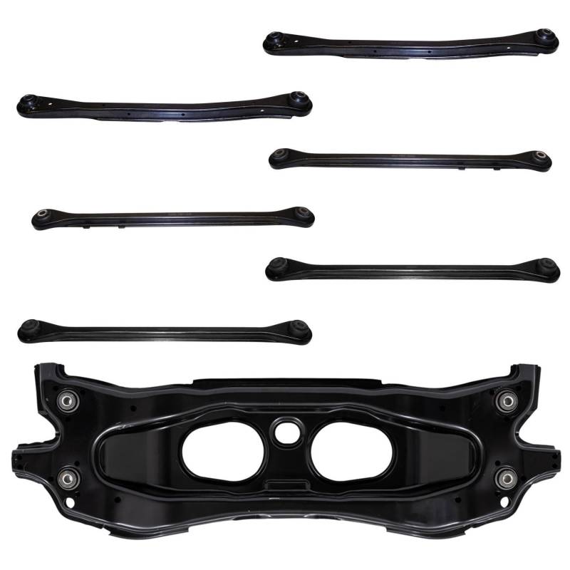 1x Achsträger 2x Zugstange 2x Führungsstange 2x Schubstange Hinterachse für Ford Mondeo MK3 B5Y Stufenheck B4Y von AJS Parts