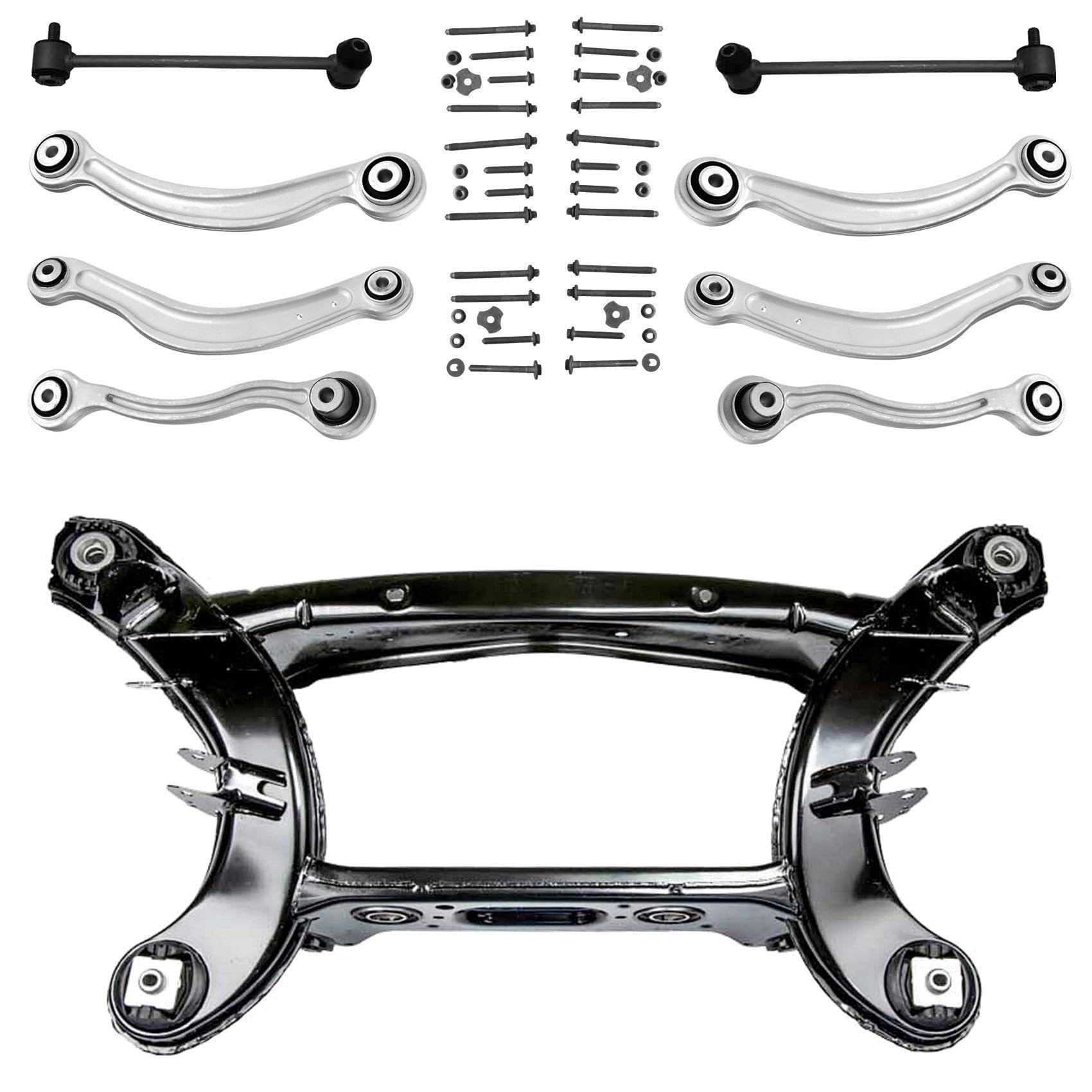 1x Achsträger 8 Teile Querlenker Satz Schrauben Hinterachse links rechts 1x Achsträger 8 Teile Querlenker Satz Schrauben Hinterachse links rechts von AJS Parts