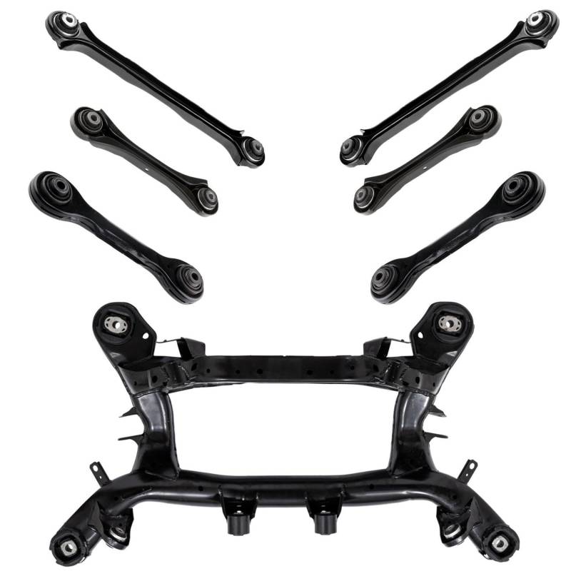 1x Achsträger Hinterachse 6x Querlenker Hinterachse für BMW E81 E82 E87 E88 E90 E91 E92 E93 für Diesel von AJS Parts