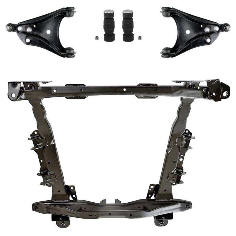 1x Achsträger Motorträger 2x Querlenker 2x Koppelstange Vorderachse für Renault Twingo II CNO von AJS Parts