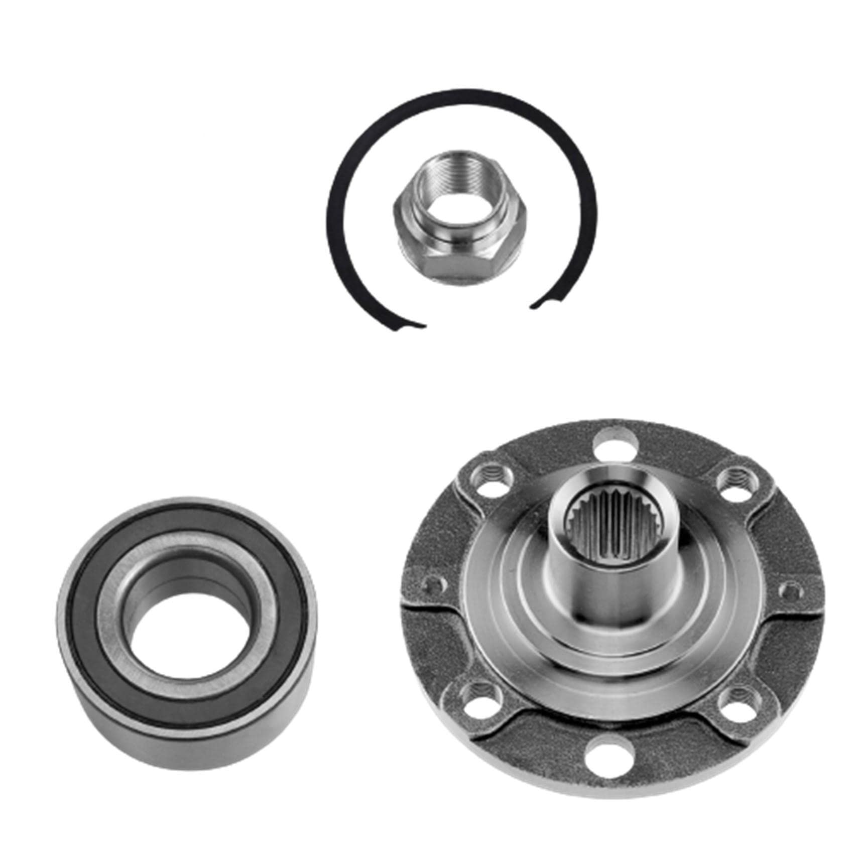 1x Radlager ABS-Sensorring 1x Radnabe Vorderachse links oder rechts Lochkreis: 4x100 1x Radlager ABS-Sensorring 1x Radnabe Vorderachse links oder rechts Lochkreis: 4x100 von AJS Parts
