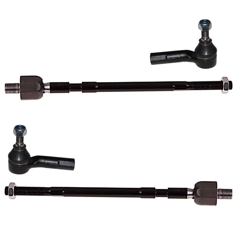 2x Axialgelenk 2x Spurstangenkopf Vorderachse links rechts von AJS Parts
