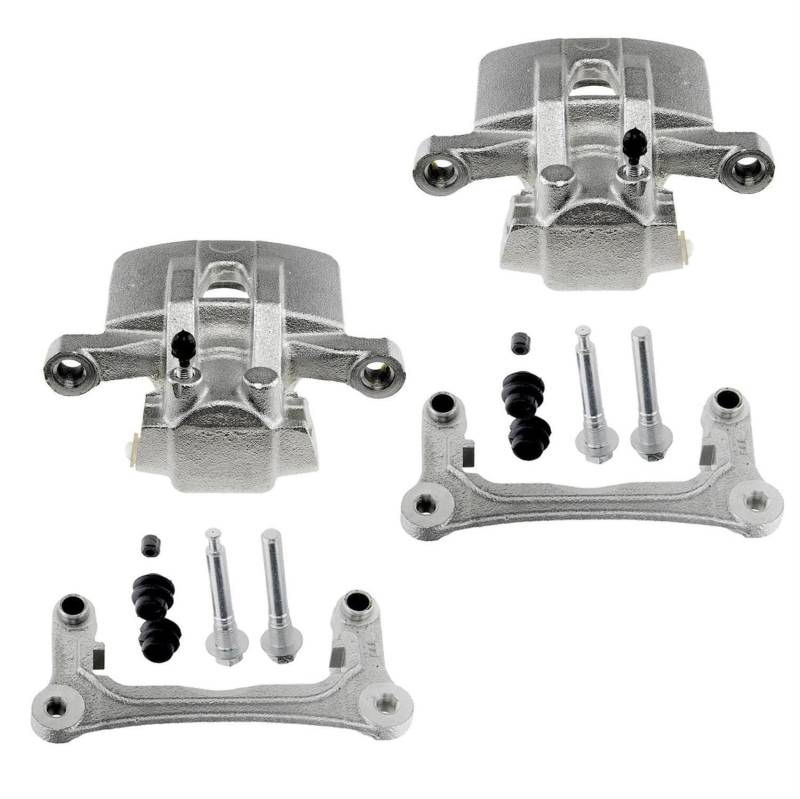 2x Bremssattel 2x Bremssattelhalter Hinterachse für C-Crosser EP für Grandis NA für Lancer VIII CY CZ Sportback CX für Outlander II CW für 4007 GP von AJS Parts