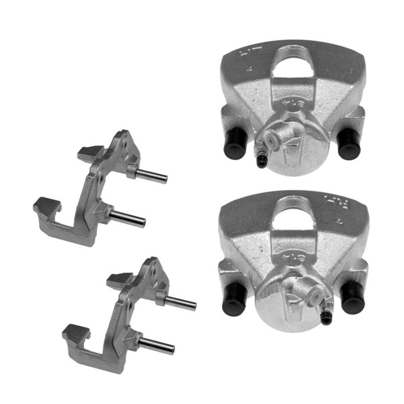 2x Bremssattel 2x Bremssattelhalter Sattelführung Vorderachse links rechts von AJS Parts