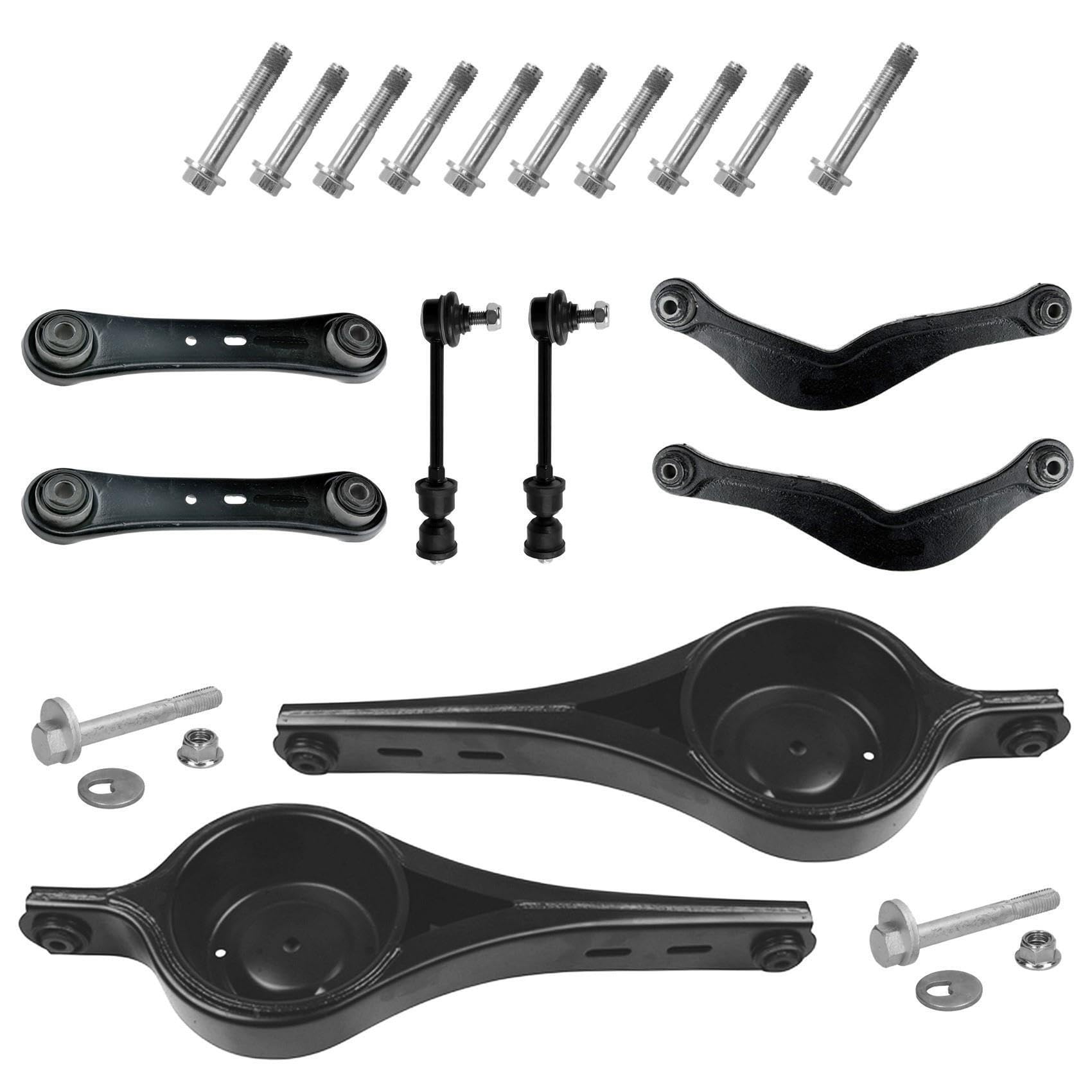 2x Federaufnahme 4x Querlenker oben unten Schrauben Satz 2x Koppelstange Hinterachse für Mondeo IV BA7 2x Federaufnahme 4x Querlenker oben unten Schrauben Satz 2x Koppelstange Hinterachse für Mondeo IV BA7 von AJS Parts