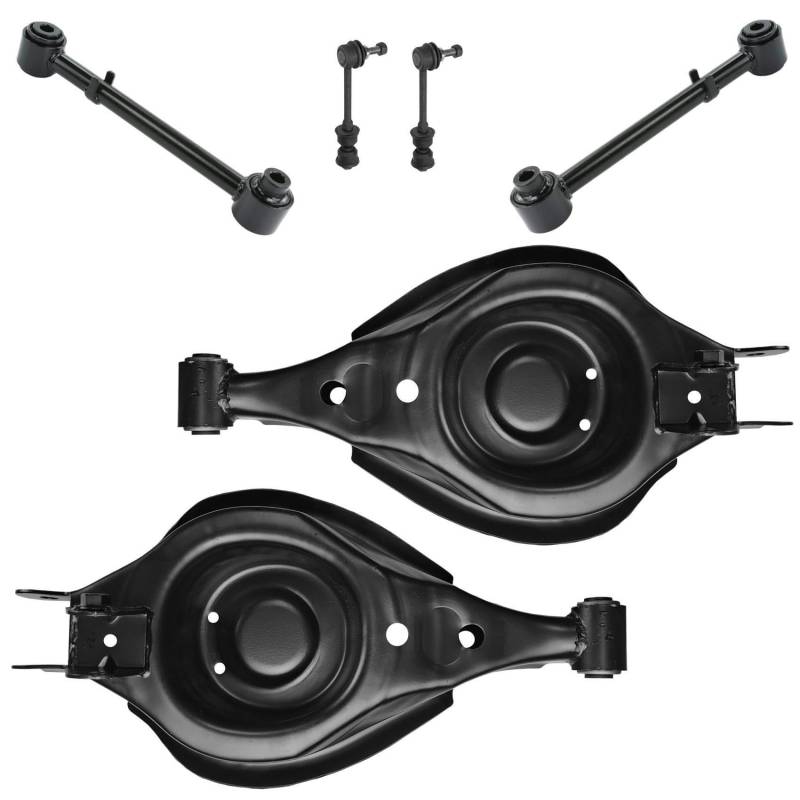 2x Federaufnahme unten 2x Querlenker oben 2x Koppelstange Hinterachse links rechts von AJS Parts