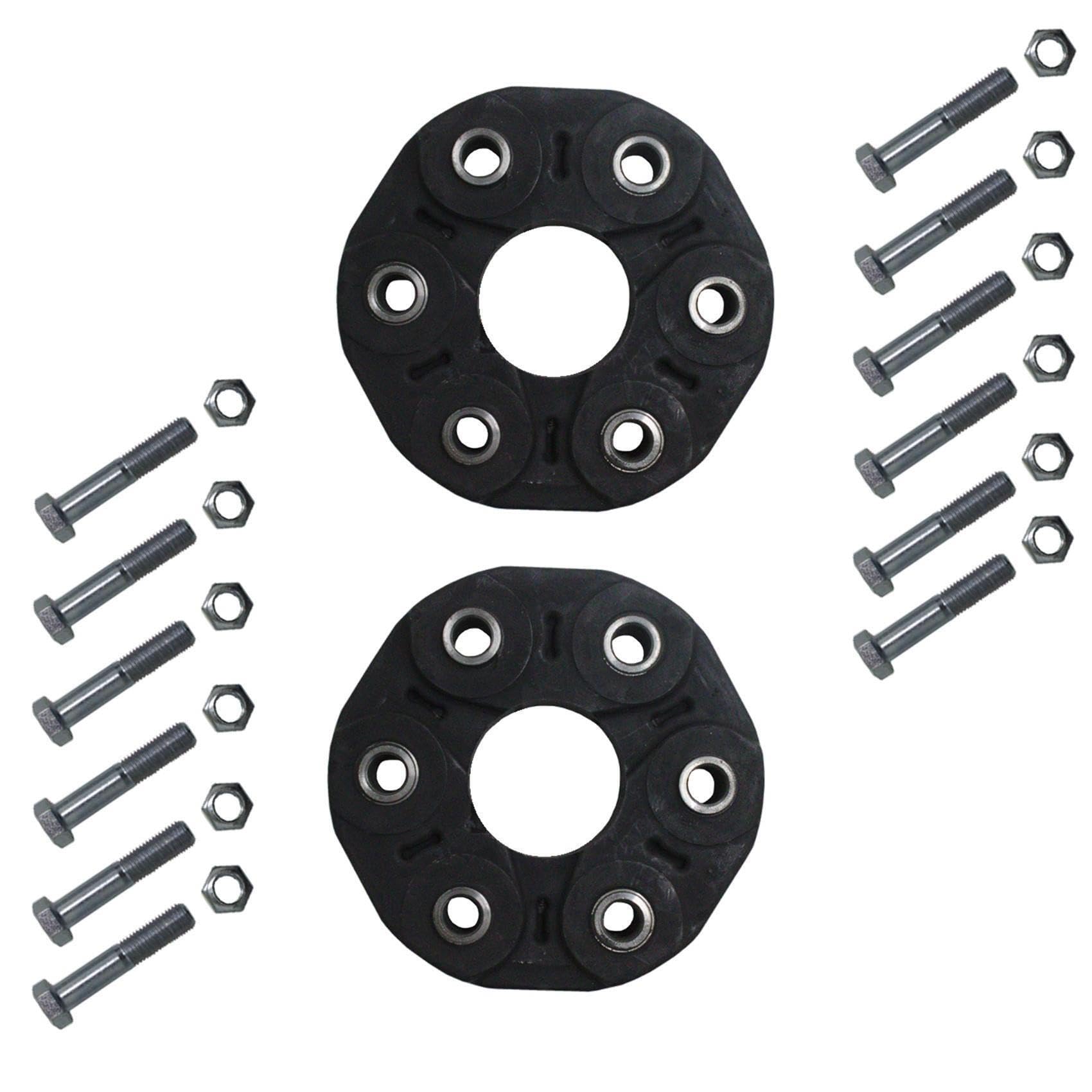 2x Gelenkscheibe Hardyscheibe Antriebswelle Schraube Mutter vorne hinten 2x Gelenkscheibe Hardyscheibe Antriebswelle Schraube Mutter vorne hinten von AJS Parts