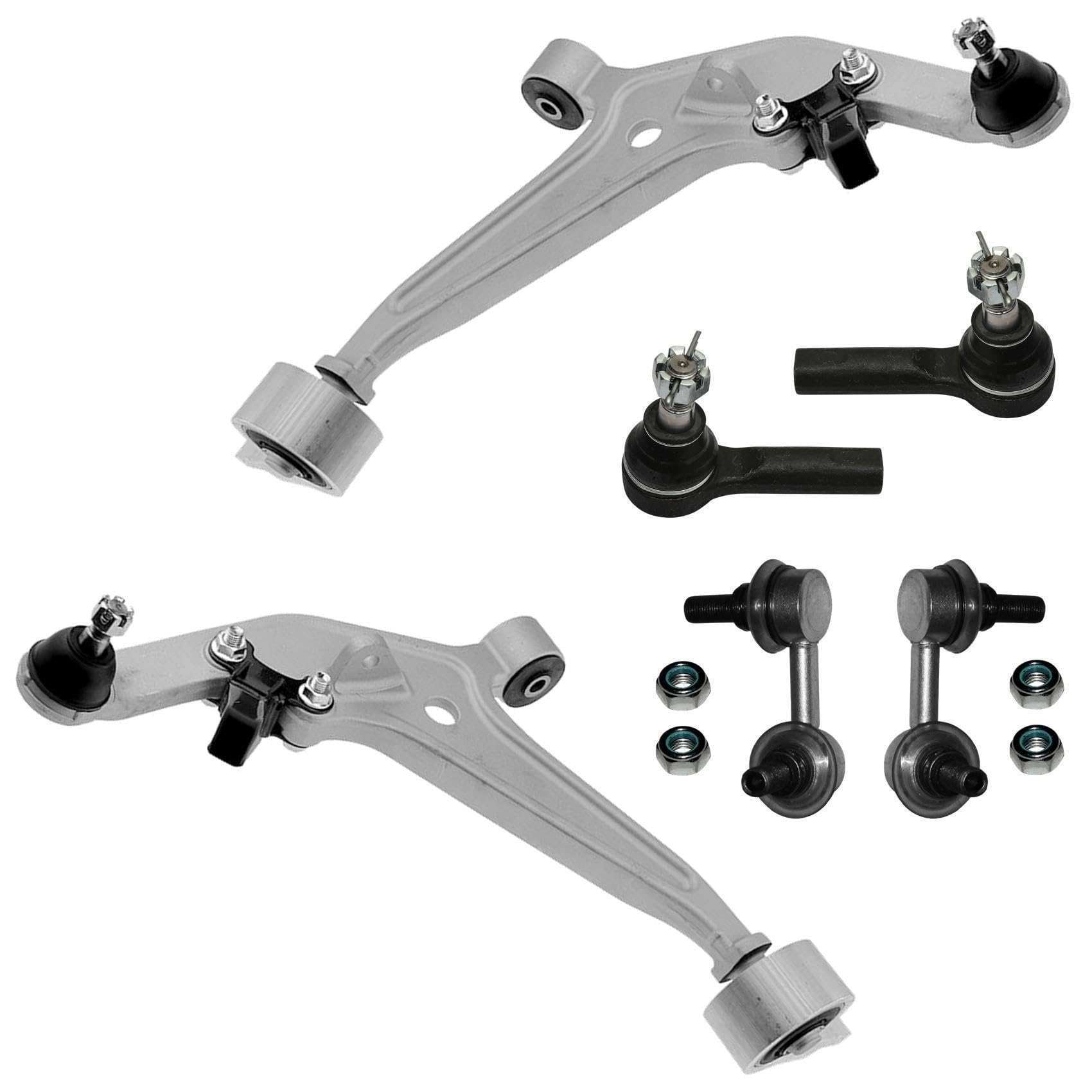 2x Querlenker 2x Koppelstange 2x Spurstangenkopf Vorderachse für X-Trail T30 2x Querlenker 2x Koppelstange 2x Spurstangenkopf Vorderachse für X-Trail T30 von AJS Parts