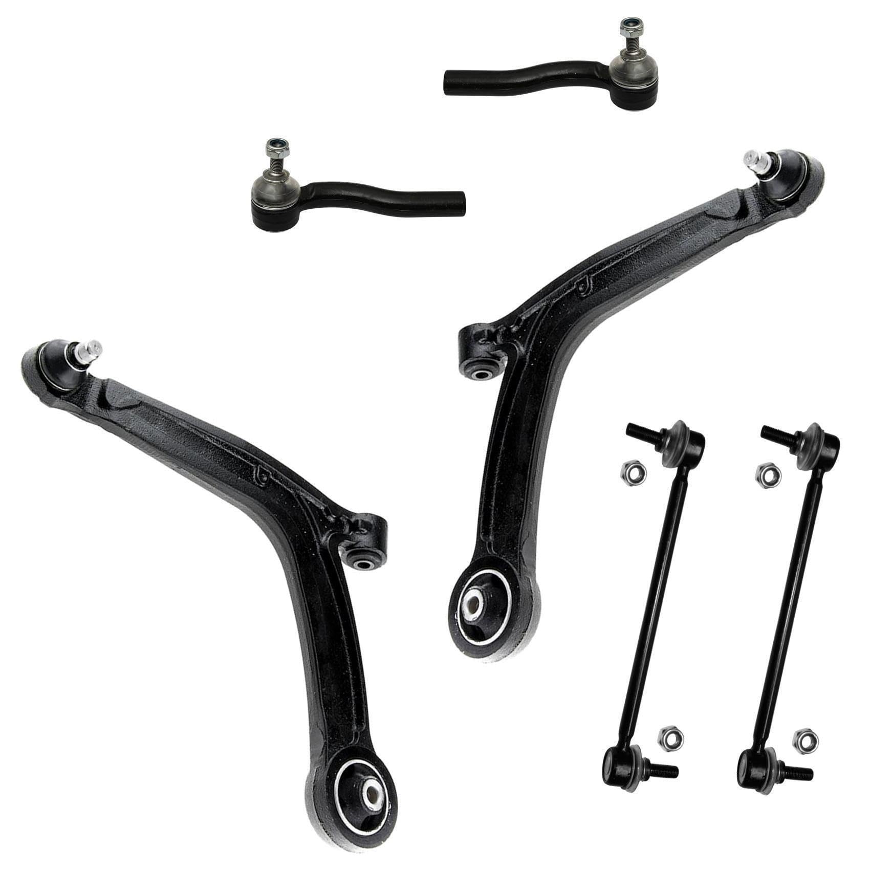 2x Querlenker 2x Koppelstange 2x Spurstangenkopf Vorderachse links rechts für Panda 169 2x Querlenker 2x Koppelstange 2x Spurstangenkopf Vorderachse links rechts für Panda 169 von AJS Parts