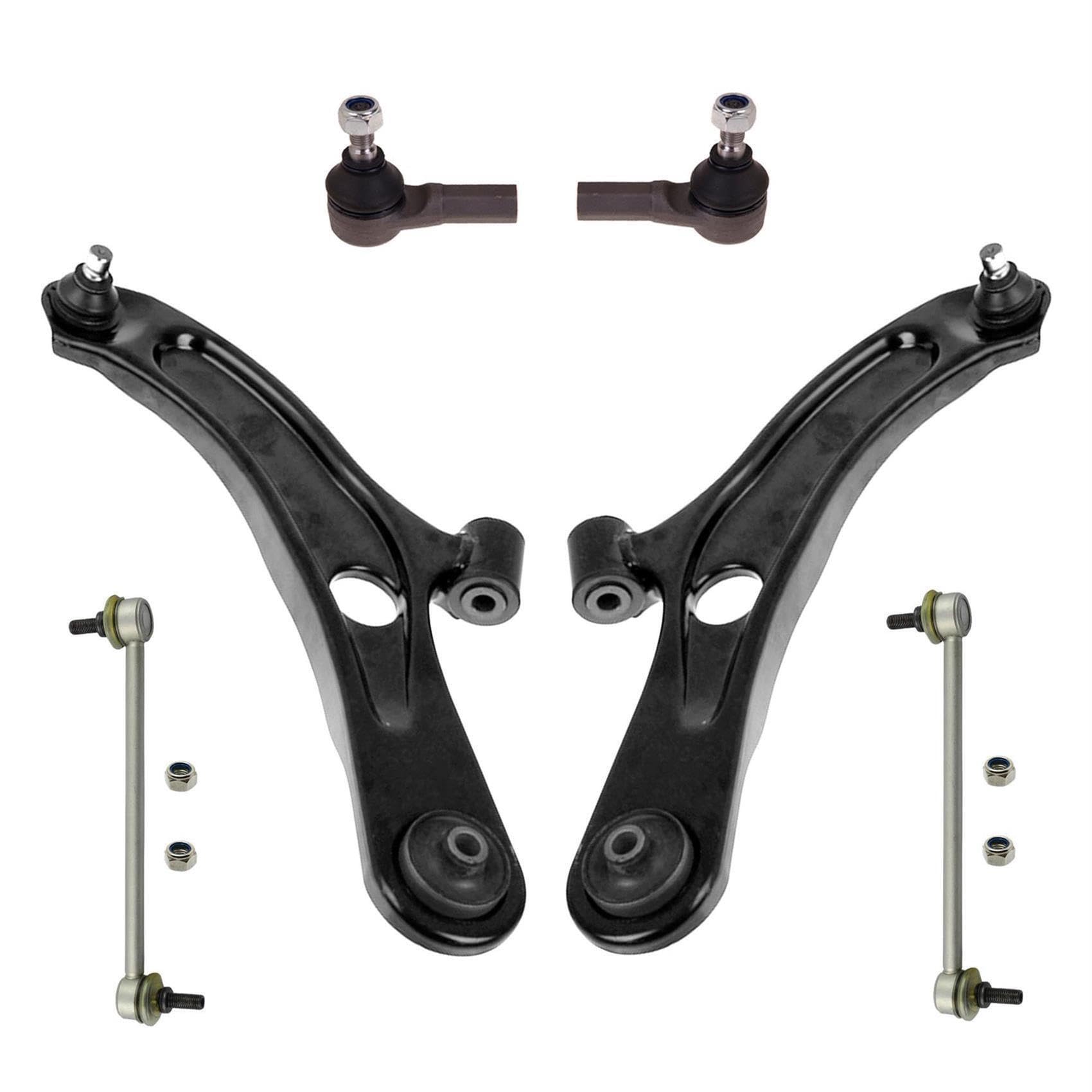 2x Querlenker 2x Koppelstange 2x Spurstangenkopf Vorderachse links rechts 2x Querlenker 2x Koppelstange 2x Spurstangenkopf Vorderachse links rechts von AJS Parts