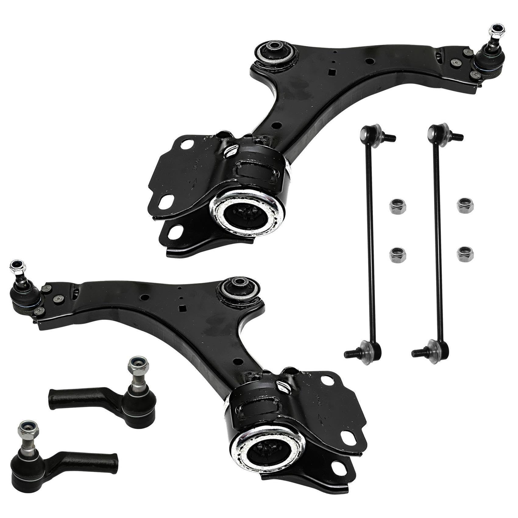 2x Querlenker 2x Koppelstange 2x Spurstangenkopf Vorderachse links rechts 2x Querlenker 2x Koppelstange 2x Spurstangenkopf Vorderachse links rechts von AJS Parts