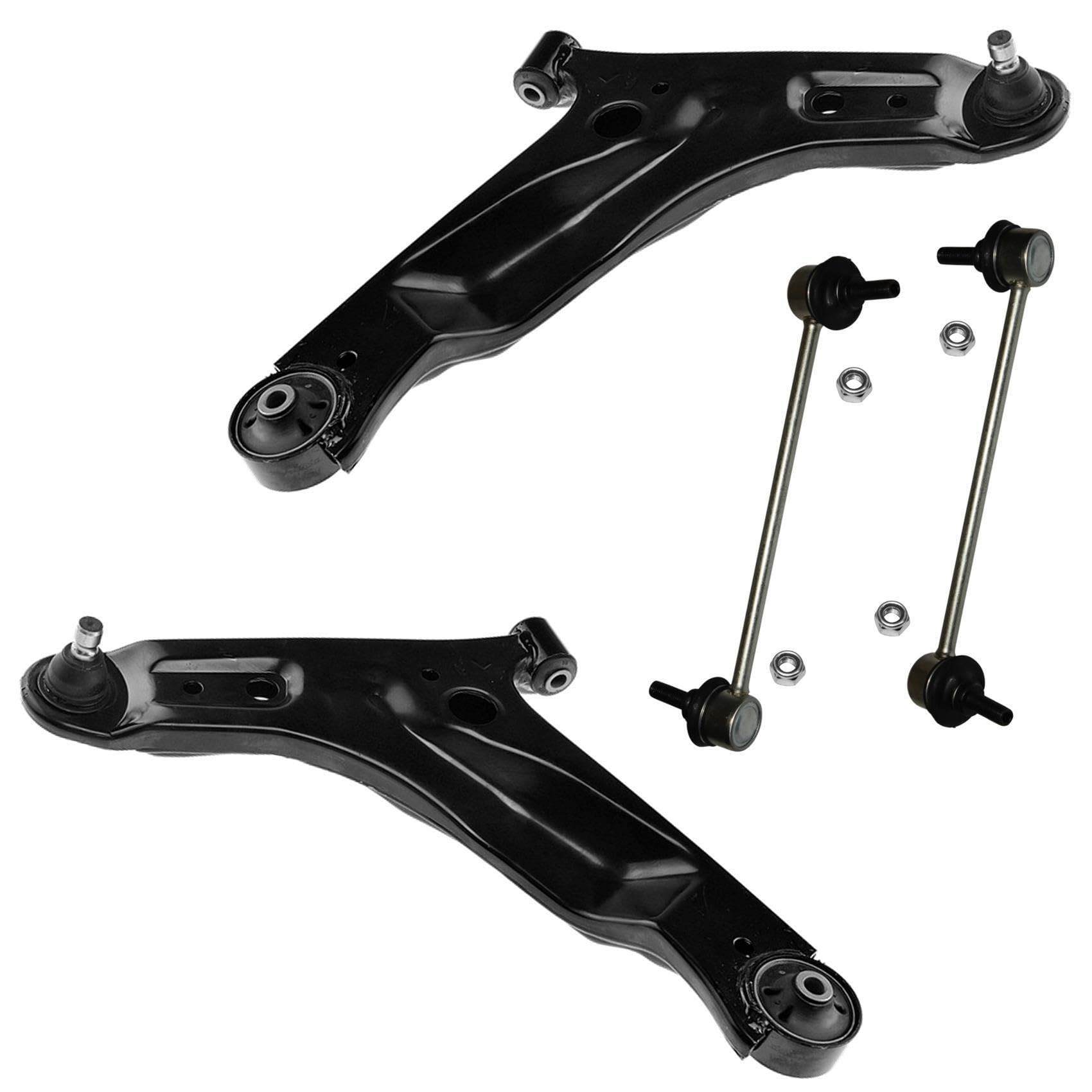 2x Querlenker 2x Koppelstange Vorderachse für Hyundai i10 PA von AJS Parts