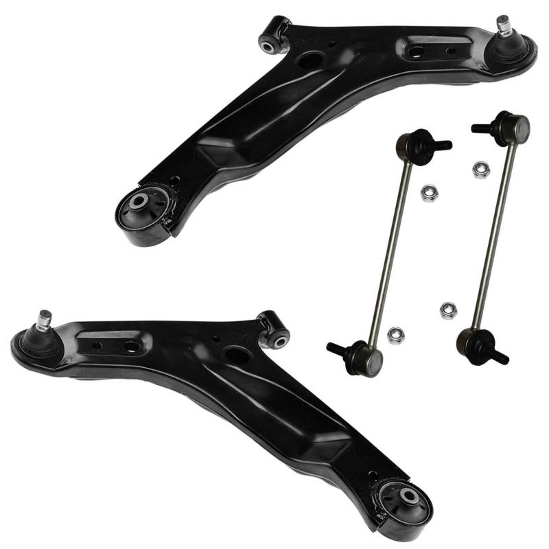 2x Querlenker 2x Koppelstange Vorderachse für Hyundai i10 PA von AJS Parts
