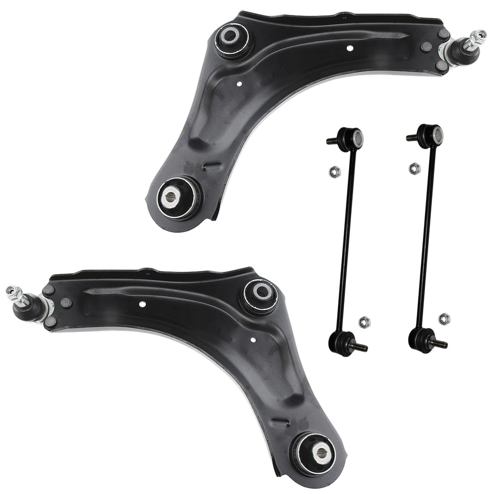 2x Querlenker 2x Koppelstange Vorderachse für Scenic III JZ0/1 + Grand für Megane CC EZ0/1 für Megane III DZ0/1 KZ0/1 BZ0 2x Querlenker 2x Koppelstange Vorderachse für Scenic III JZ0/1 + Grand für Megane CC EZ0/1 für Megane III DZ0/1 KZ0/1 BZ0 von AJS Parts