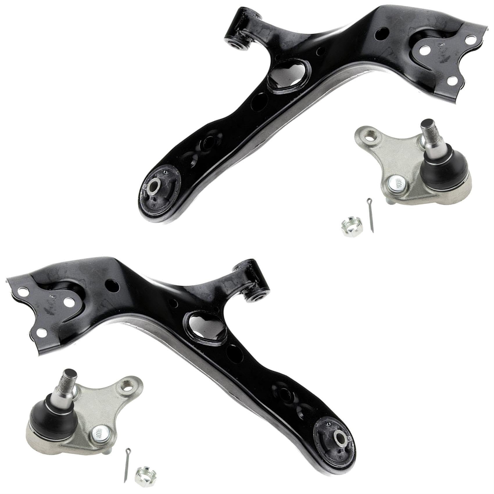 2x Querlenker 2x Traggelenk Vorderachse links rechts unten für RAV4 III A3 für RAV4 IV A4 für NX (Z1) von AJS Parts