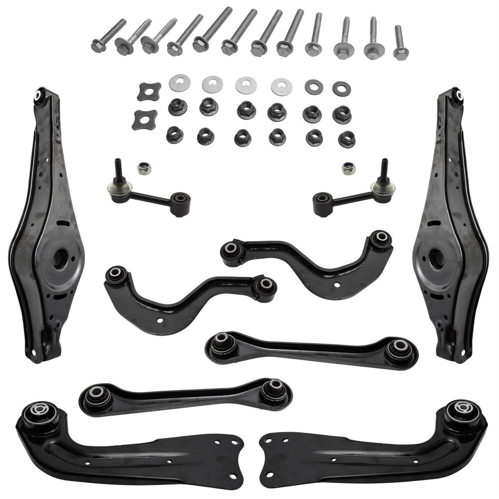 2x Querlenker Fedraufnahme Schraubens Satz Hinterachse links rechts kompatibel mit Golf V VI Plus 2x Querlenker Fedraufnahme Schraubens Satz Hinterachse links rechts kompatibel mit Golf V VI Plus von AJS Parts
