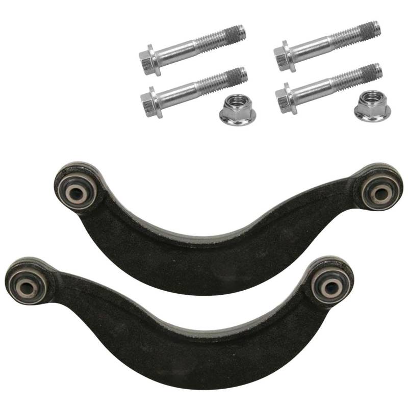 2x Querlenker Gummilagerung 4x Bundschrauben Hinterachse links rechts oben von AJS Parts