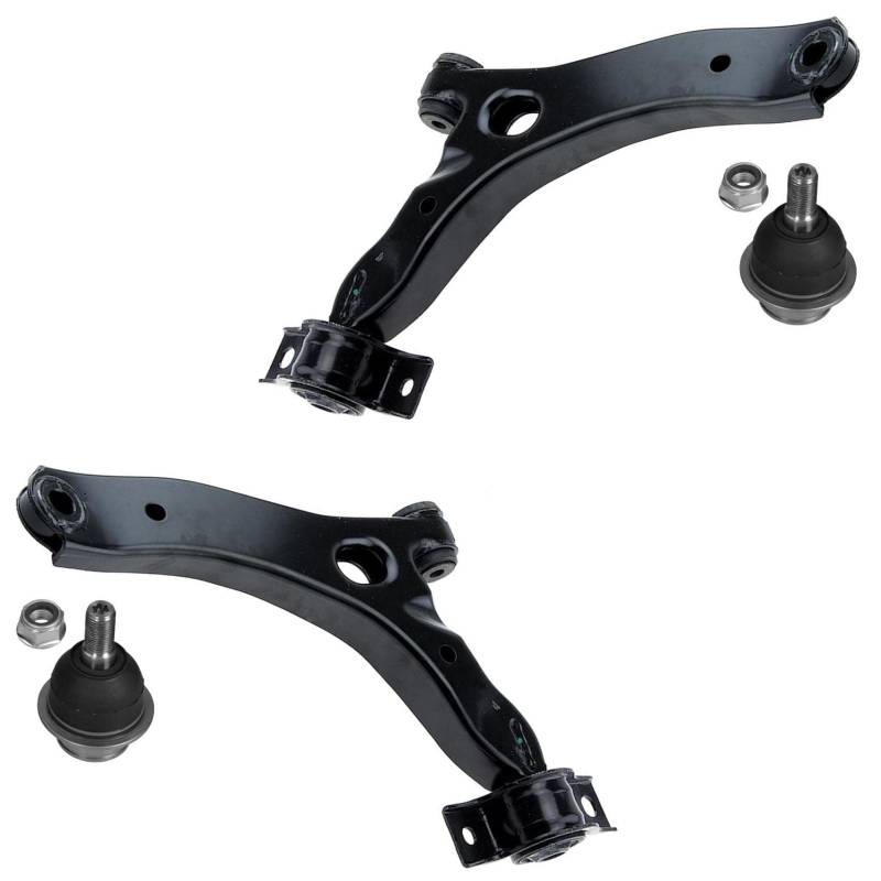 2x Querlenker Traggelenk Vorderachse für Ford Tourneo Connect P65 P70P80 Transit Connect P65 P70 P80 von AJS Parts