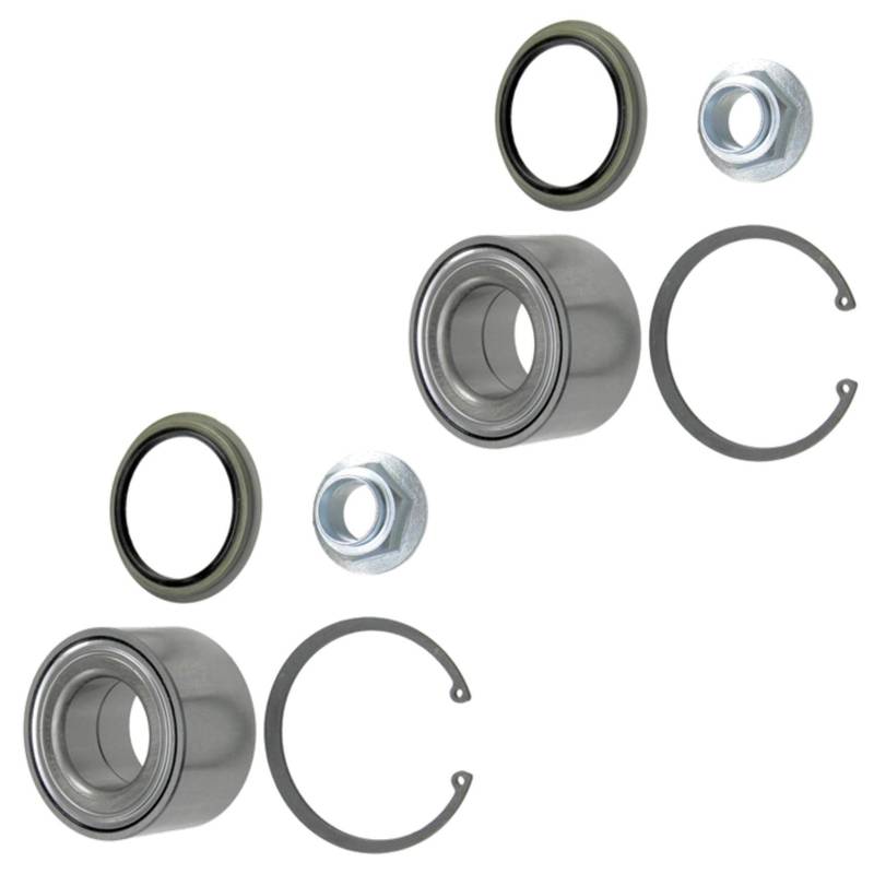 2x Radlager Vorderachse für Kia Carens I II Clarus Sephia Shuma für Mazda6 323 626 MPV II MX-5 III MX-6 RX 7 II Xedos 6 9 von AJS Parts