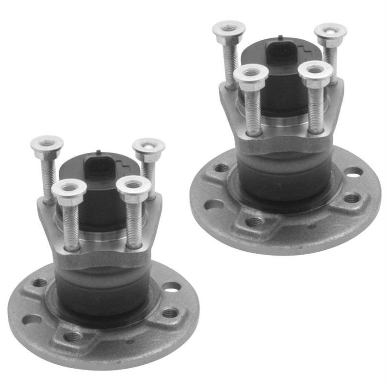 2x Radlagermit integriertem ABS-Sensor Hinterachse links rechts Lochkreis: 4x100 von AJS Parts