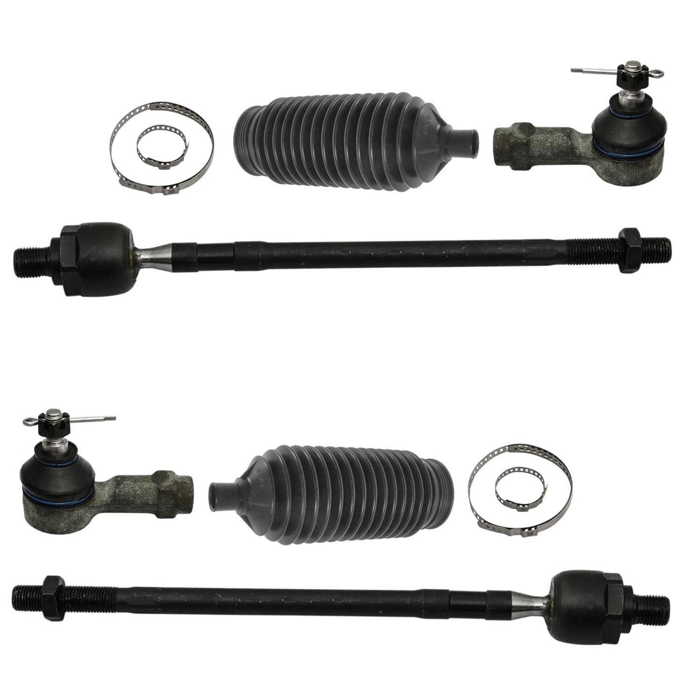 2x Spurstangenkopf 2x Axialgelenk 2x Lenkmanschette Spannbändern Vorderachse für Getz ab 08/2005 2x Spurstangenkopf 2x Axialgelenk 2x Lenkmanschette Spannbändern Vorderachse für Getz ab 08/2005 von AJS Parts