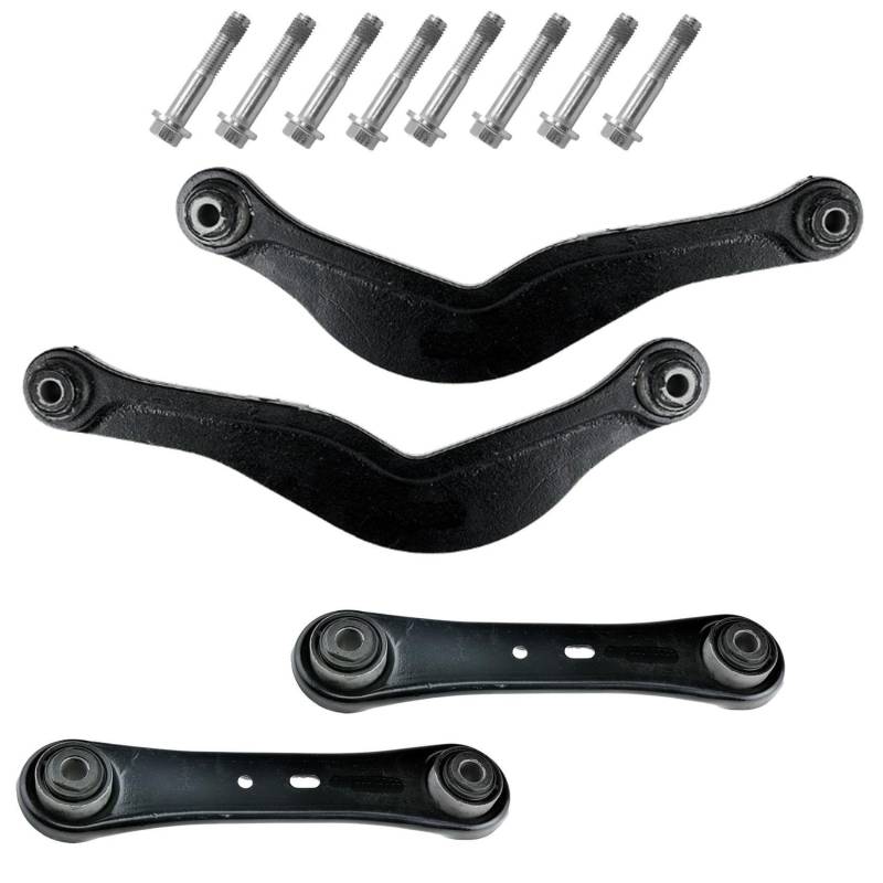 4x Querlenker Hinterachse oben unten 8x Bundschraube für Ford Mondeo IV BA7 + Stufenheck + Turnier von AJS Parts