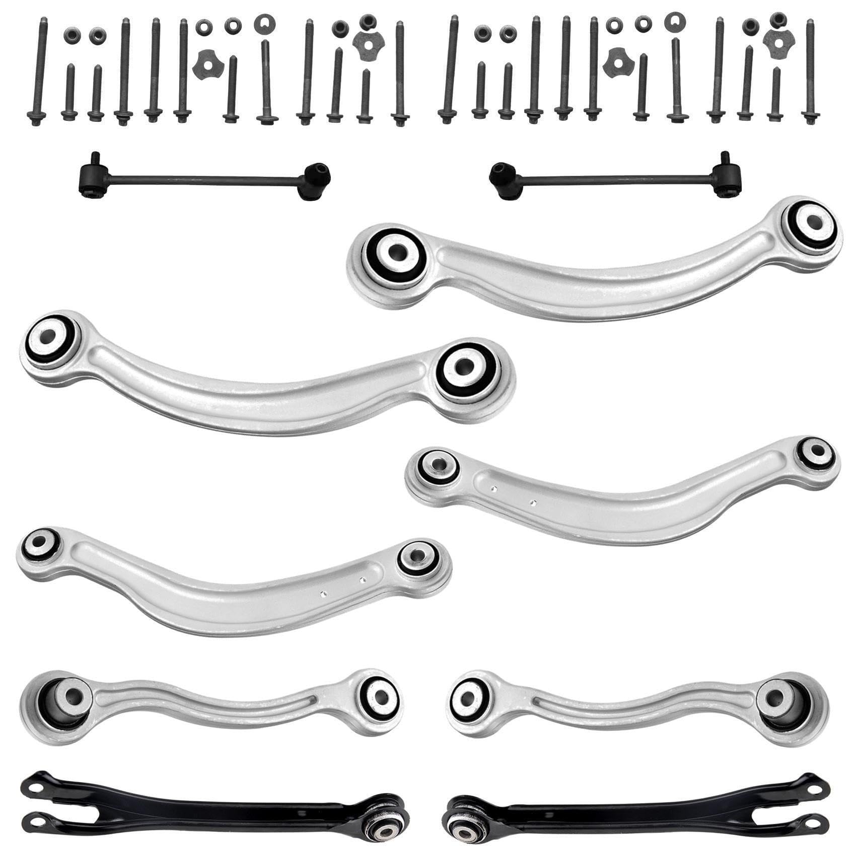 8x Querlenker 2x Koppelstange Schrauben Satz Hinterachse für Mercedes-Benz C218 X218 X253 C253 W204 W205 C204 C205 A205 S204 S205 W212W213 S213 C207 C238 A207 A238 S212 S213 von AJS Parts