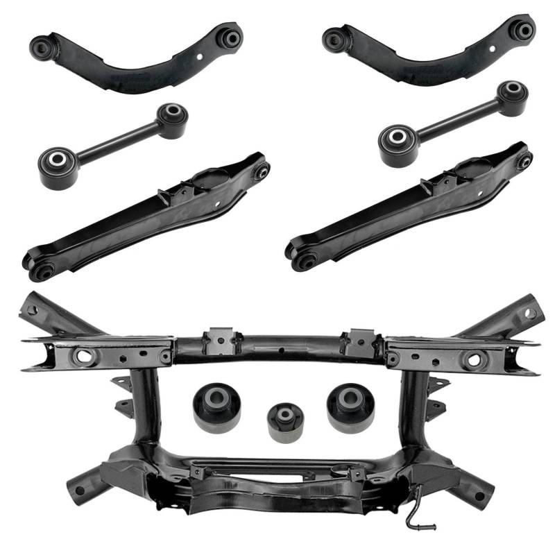 AJS Parts Achsträger 6x Querlenker 3x Differential Lager Mitte links rechts Hinterache von AJS Parts