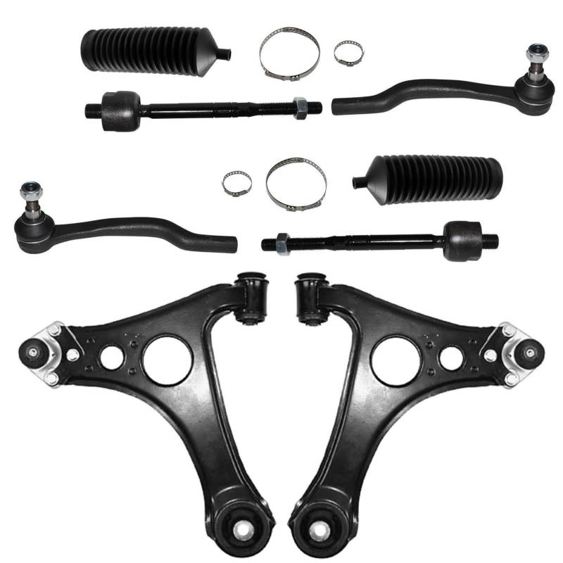 Querlenker Satz 8 Teile Vorderachse für Mercedes-Benz A-Klasse W168 von AJS Parts