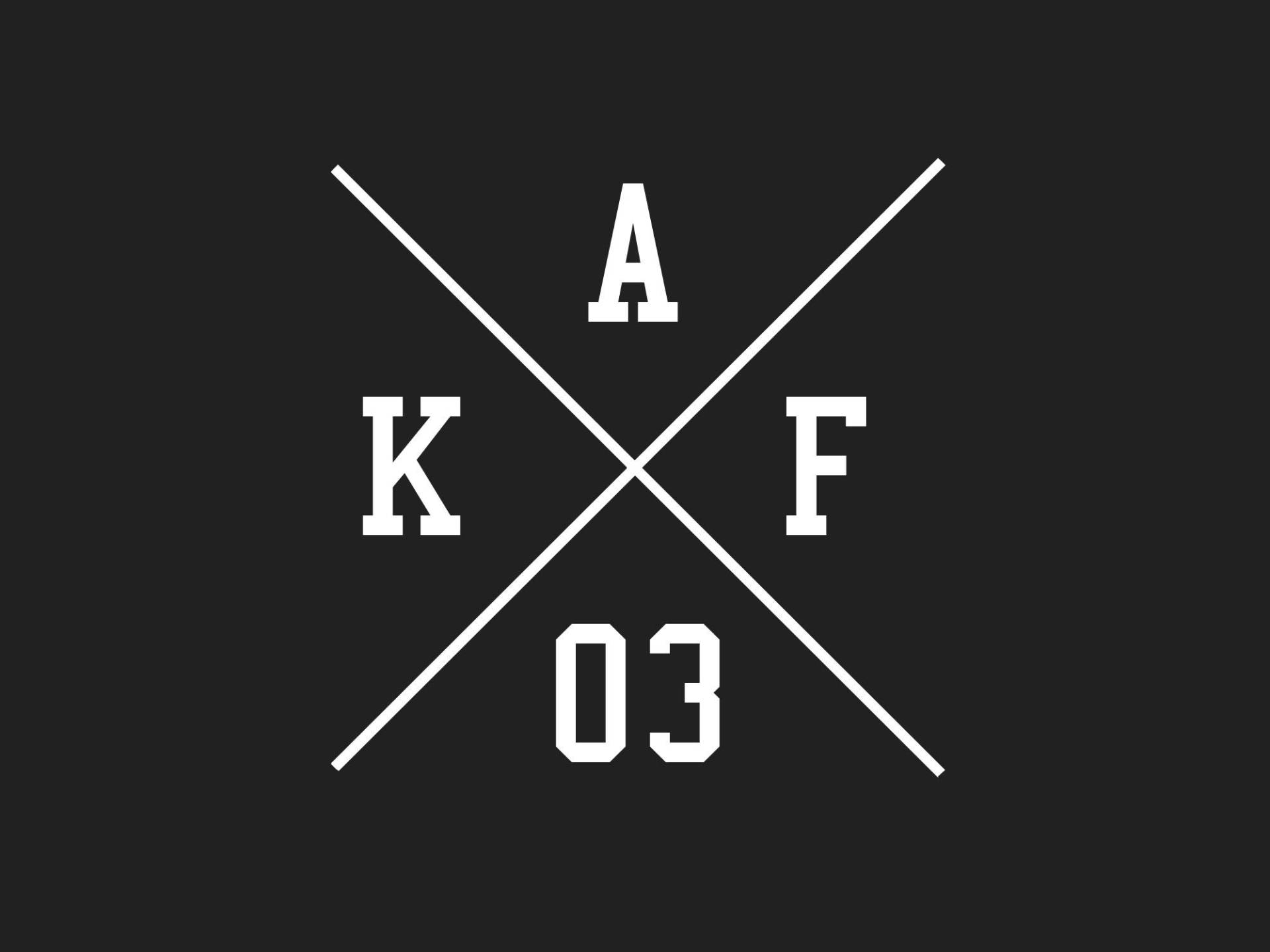 AKF Aufkleber - ""Kreuz AKF 03"" Folienplot Weiß, mit Übertragungsfolie von AKF