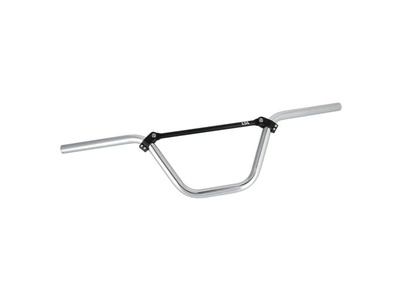 Crosslenker AKF, Chrom, mit Strebe in matt Schwarz - für Simson S51, S50, S53, S70, S83 von AKF